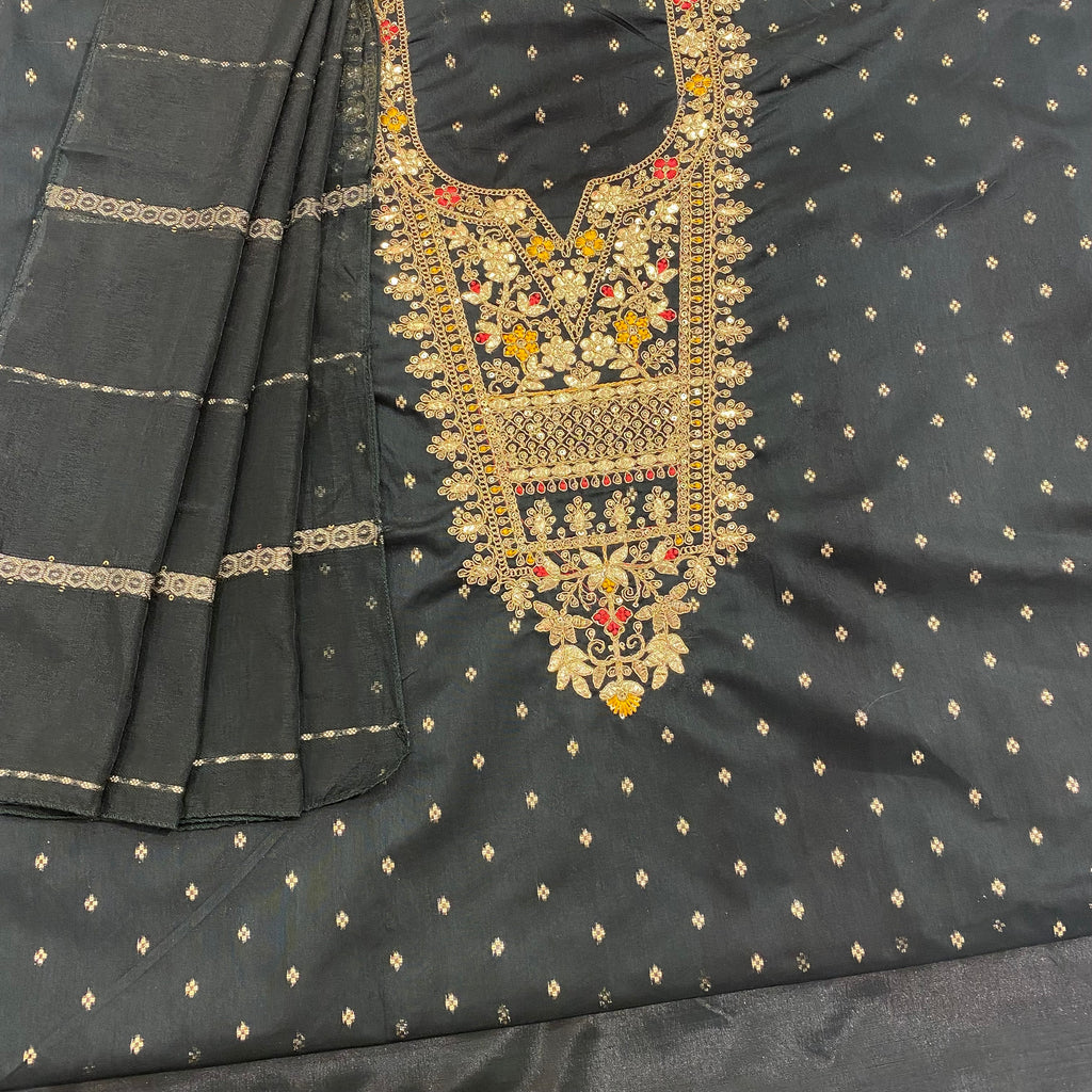 Faux Benarsi Chandheri Silk Suit