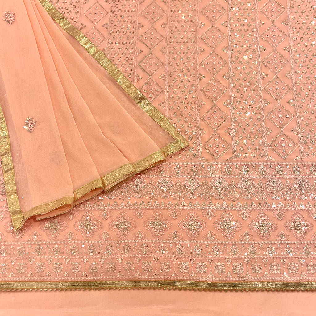 Soft Unstitched Georgette Suit