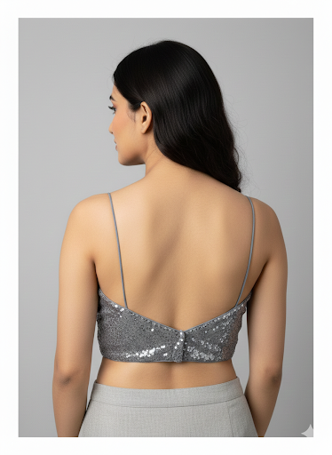 SILVER | SEQUIN | BLOUSE