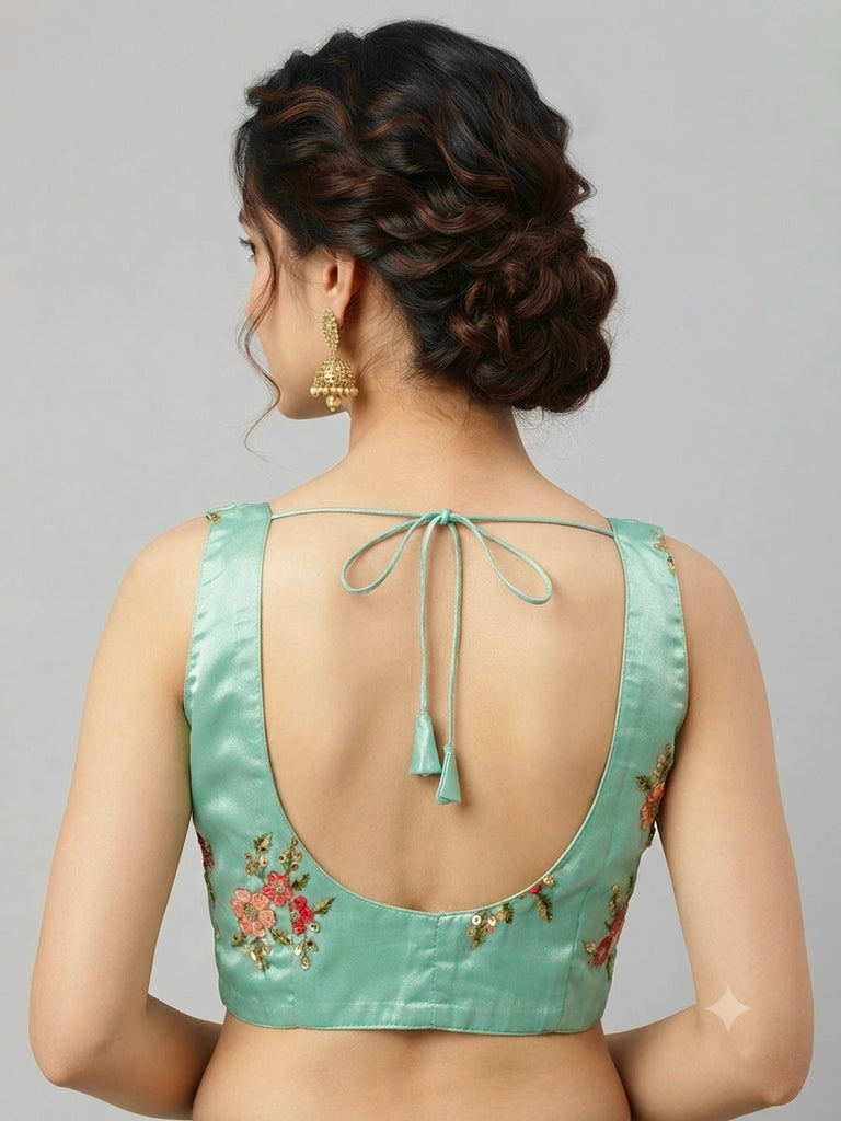 MINT GREEN | NET | BLOUSE