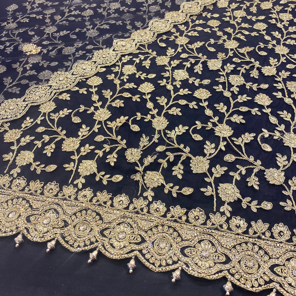 Unstitched Tulle Net Suit (D15)