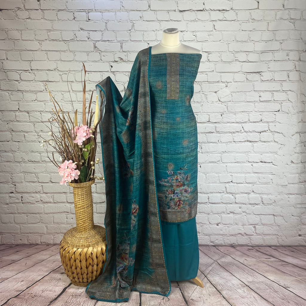 Self Print Abstract Garam Suit (V15)