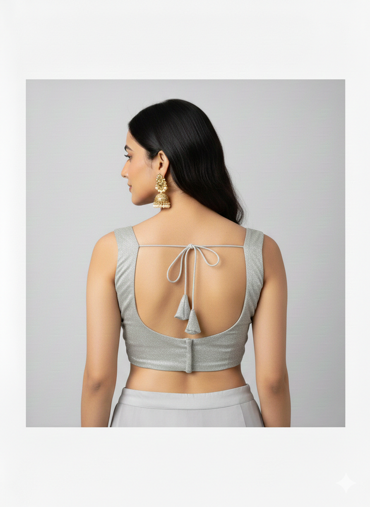 MOONLIGHT | SILVER SHIMMER BLOUSE