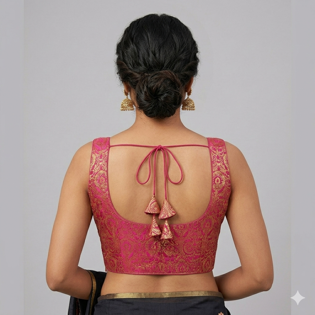 CERISE | BROCADE | BLOUSE