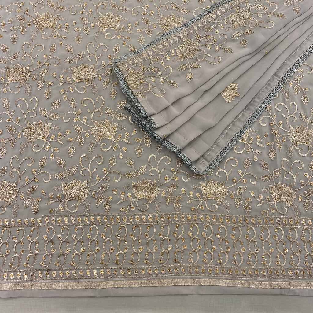 Unstitched Soft Georgette Suit (D5)