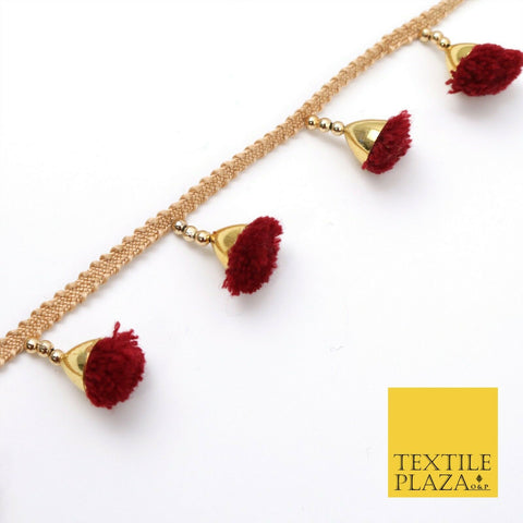 White Silver Pearl Beaded Trimming Border Ribbon Ethnic Gota Edging X304