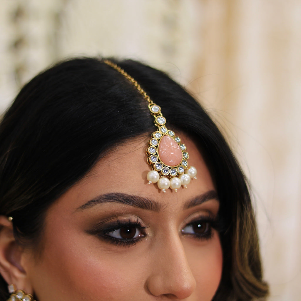 Statement Peach Teardrop Set