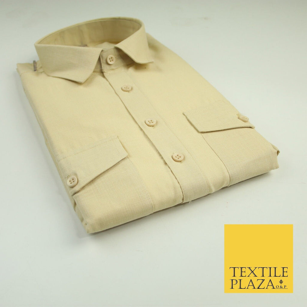 Mens Long Kurta Pajama Cotton Indian Punjabi Asian Clothing Shirt 4 COLOURS