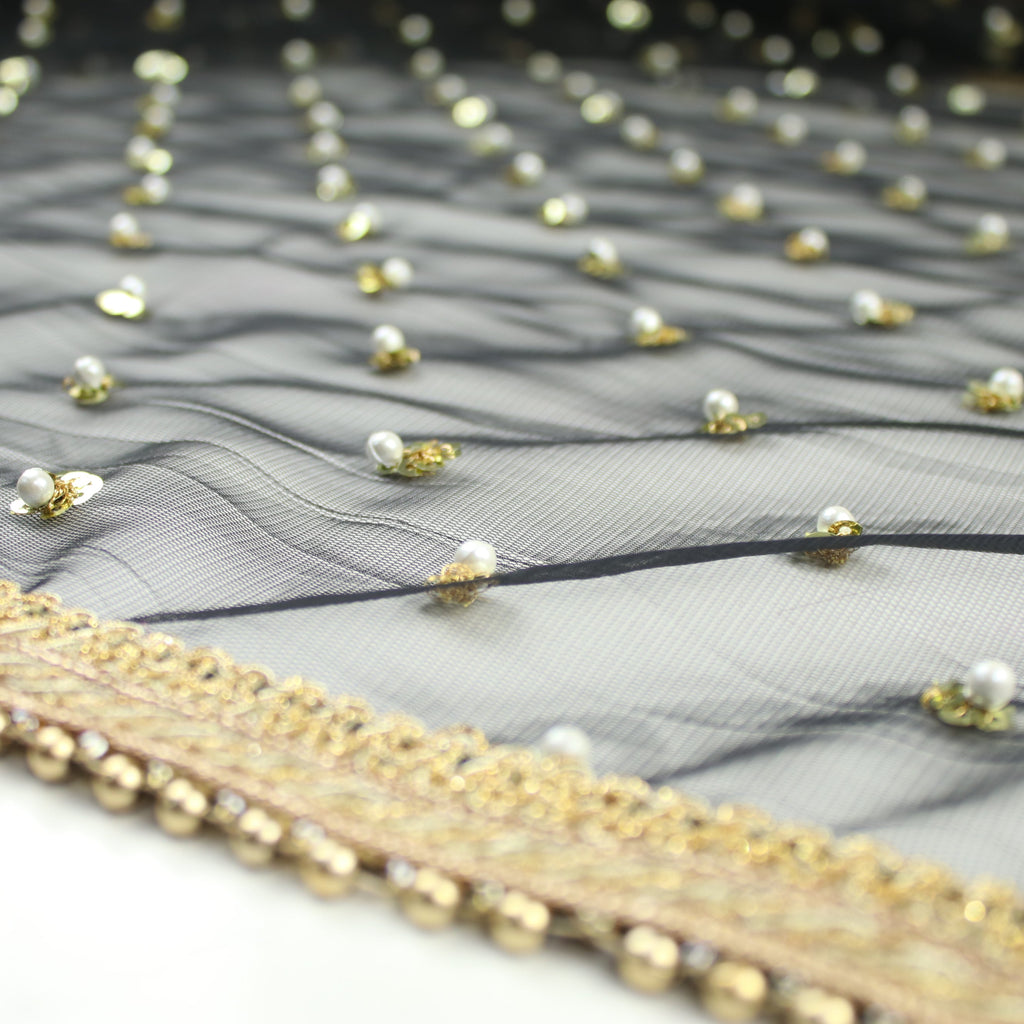 THE DONNA DUPATTA - BLACK