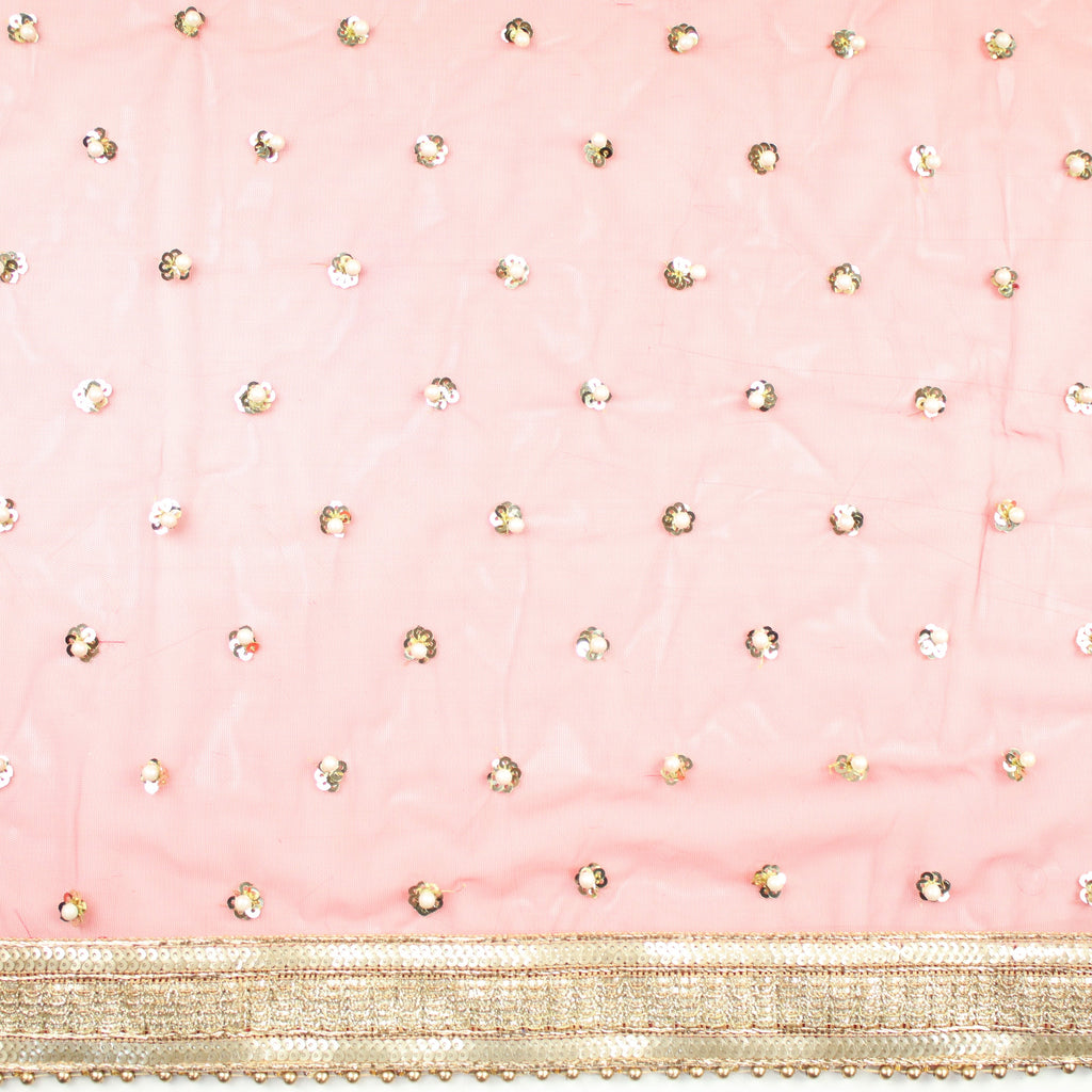 THE DONNA DUPATTA - DEEP RED