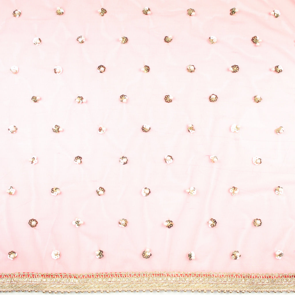 THE DONNA DUPATTA - TOMATO RED