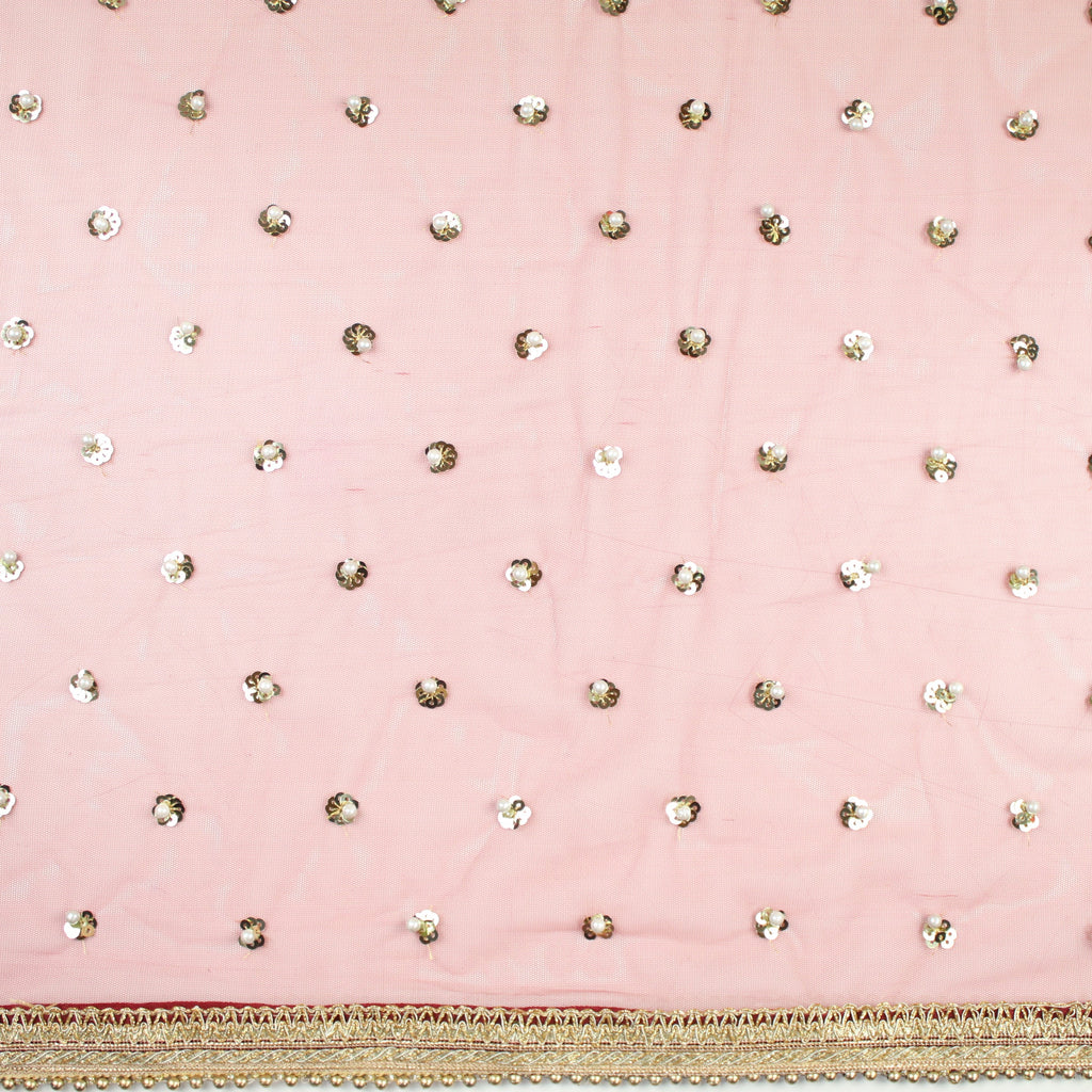 THE DONNA DUPATTA - WINE RED