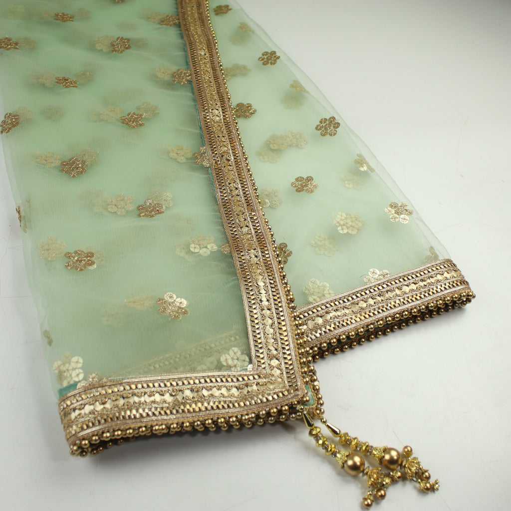 THE ELISHA DUPATTA - PALE GREEN