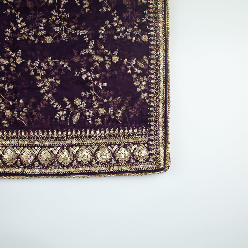 THE KAVYA DUPATTA - PURPLE