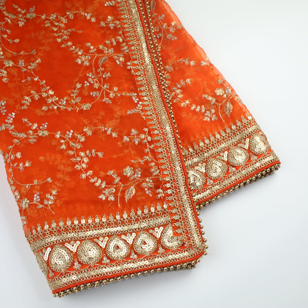 THE KAVYA DUPATTA - ORANGE
