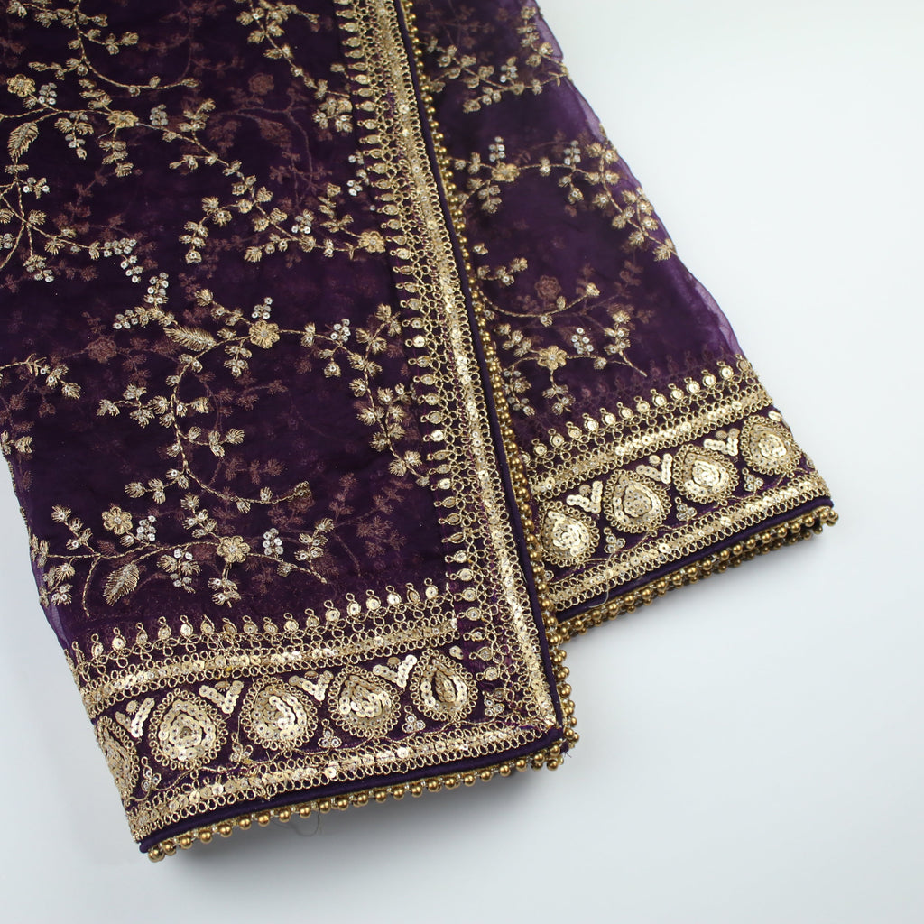 THE KAVYA DUPATTA - PURPLE