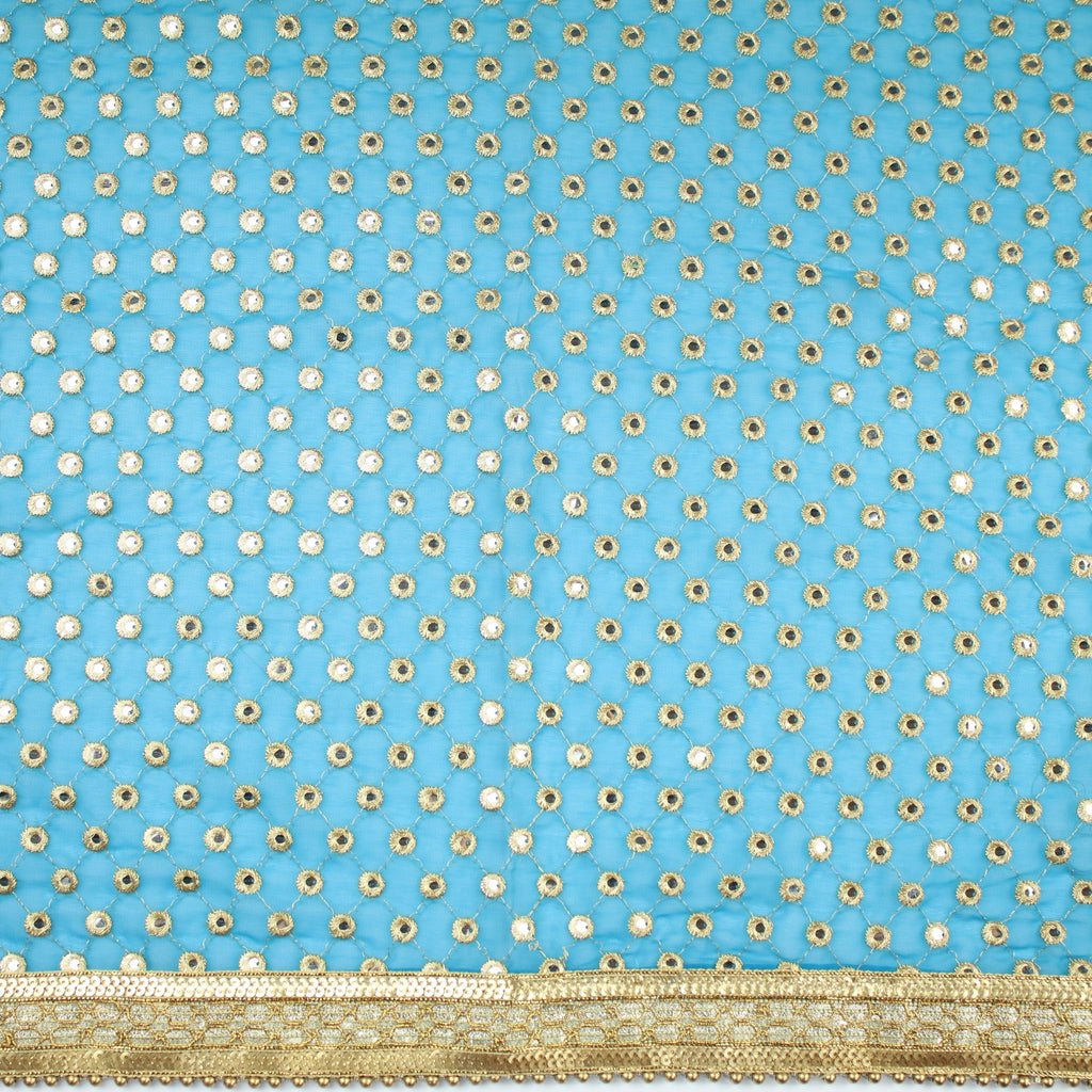 THE MARIA DUPATTA - TURQUOISE BLUE