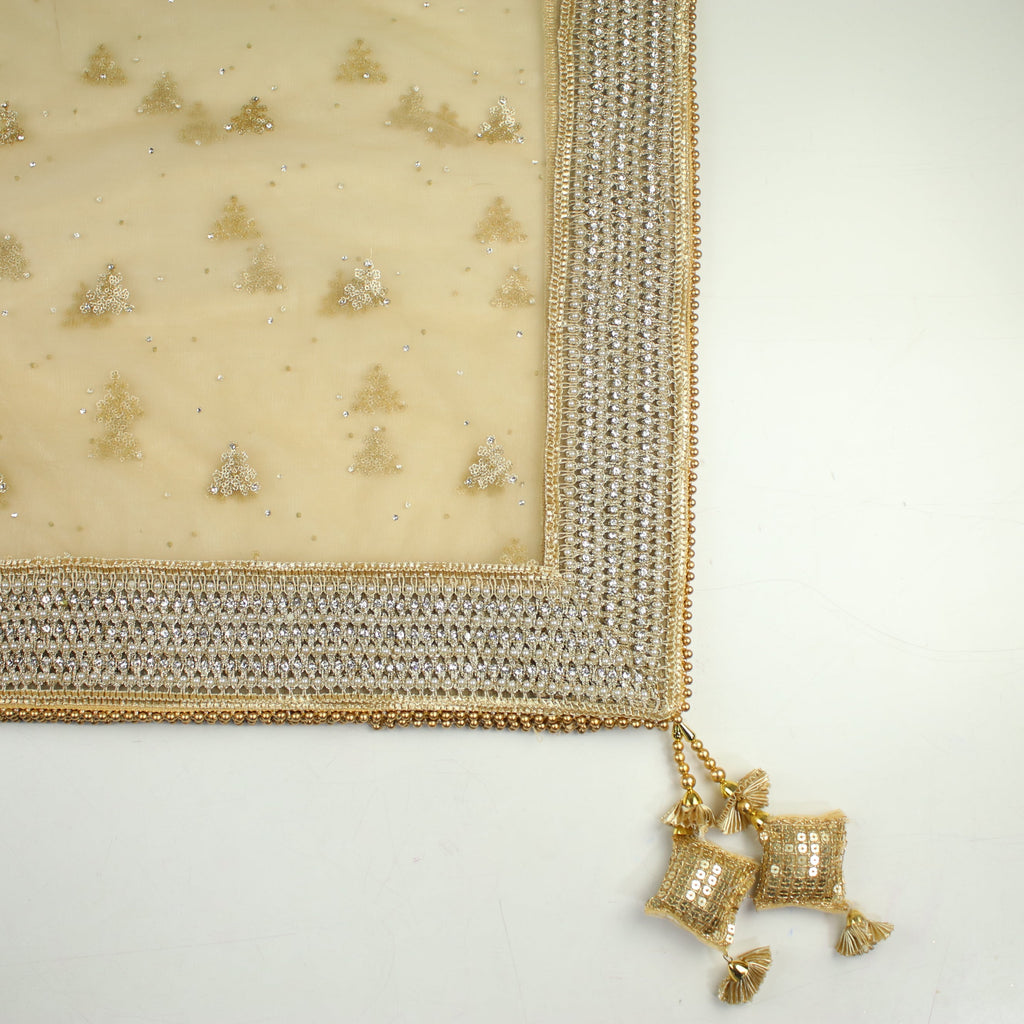 THE RHEA DUPATTA - GOLD