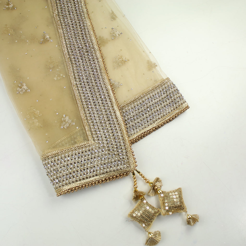 THE RHEA DUPATTA - GOLD
