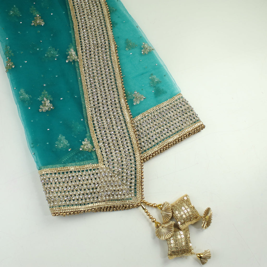 THE RHEA DUPATTA - JADE