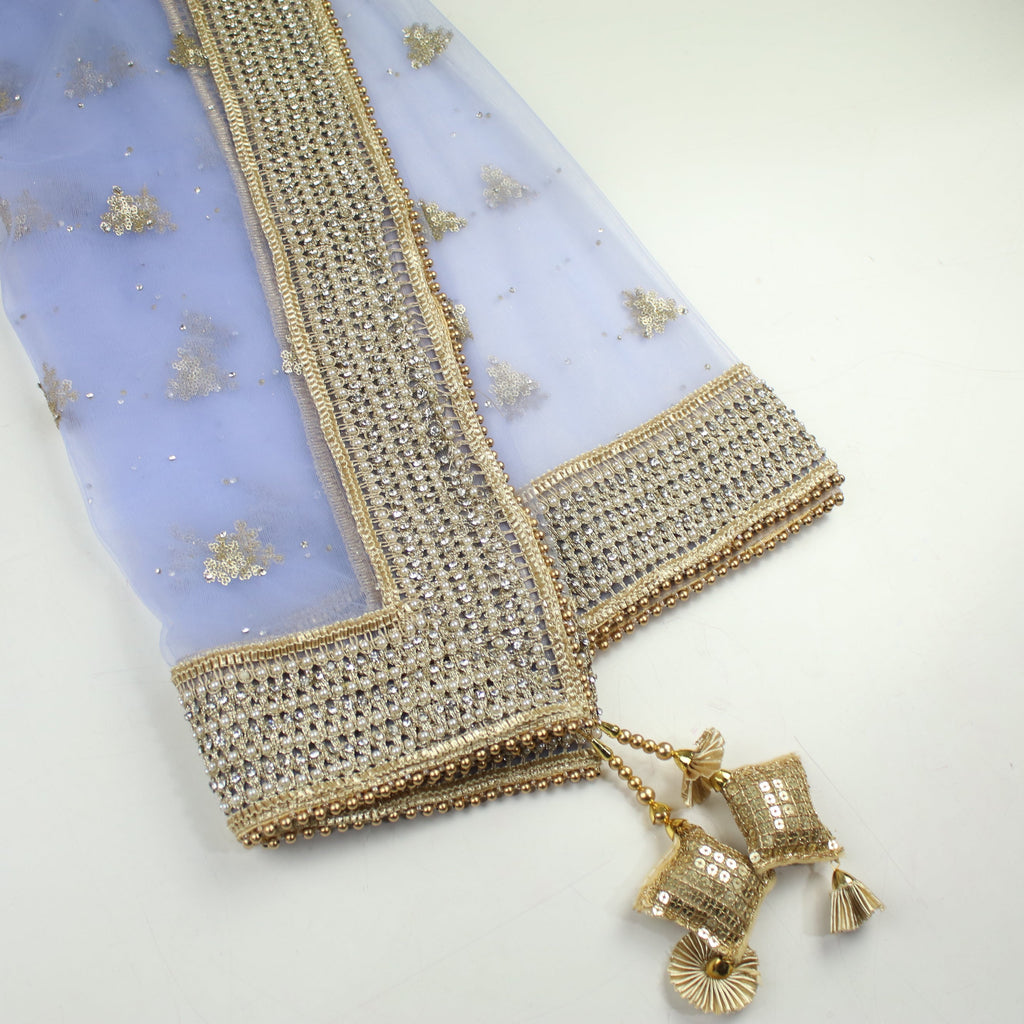 THE RHEA DUPATTA - LILAC