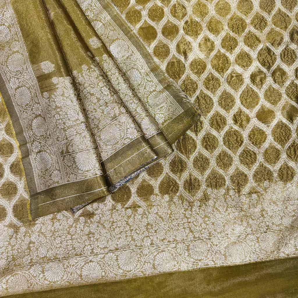 Unstitched Soft Faux Benarsi Silk Suit (D74)