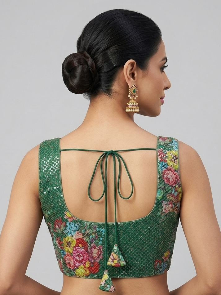 FERN GREEN | GEORGETTE | BLOUSE