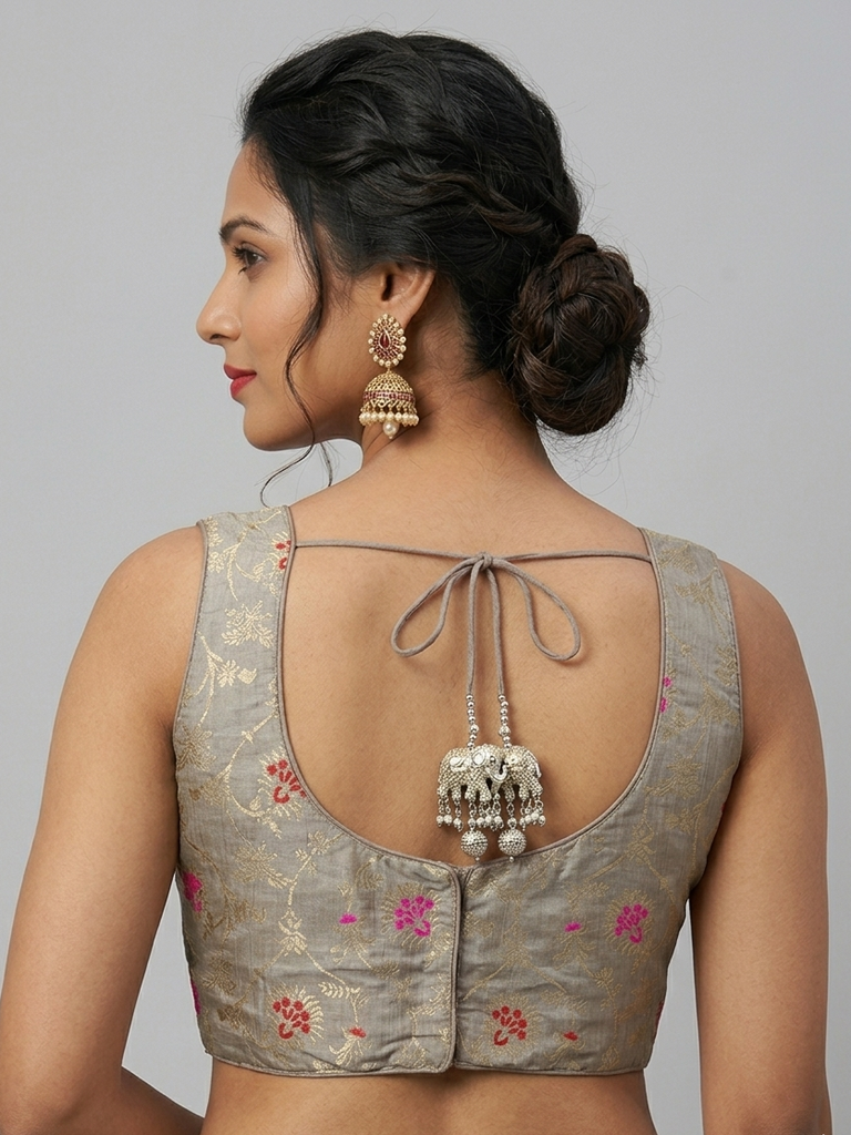 ROASTED CHESTNUT | BROCADE | BLOUSE