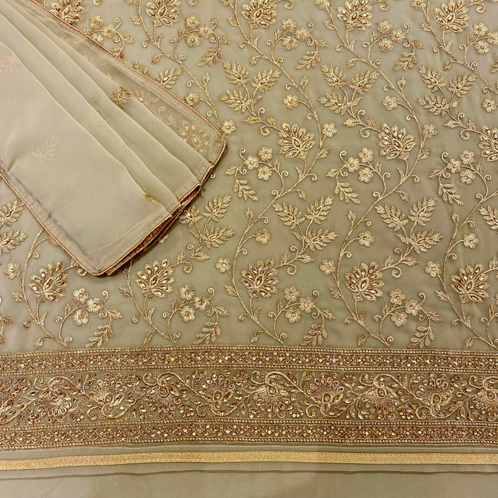 Unstitched Soft Georgette Suit (D65)