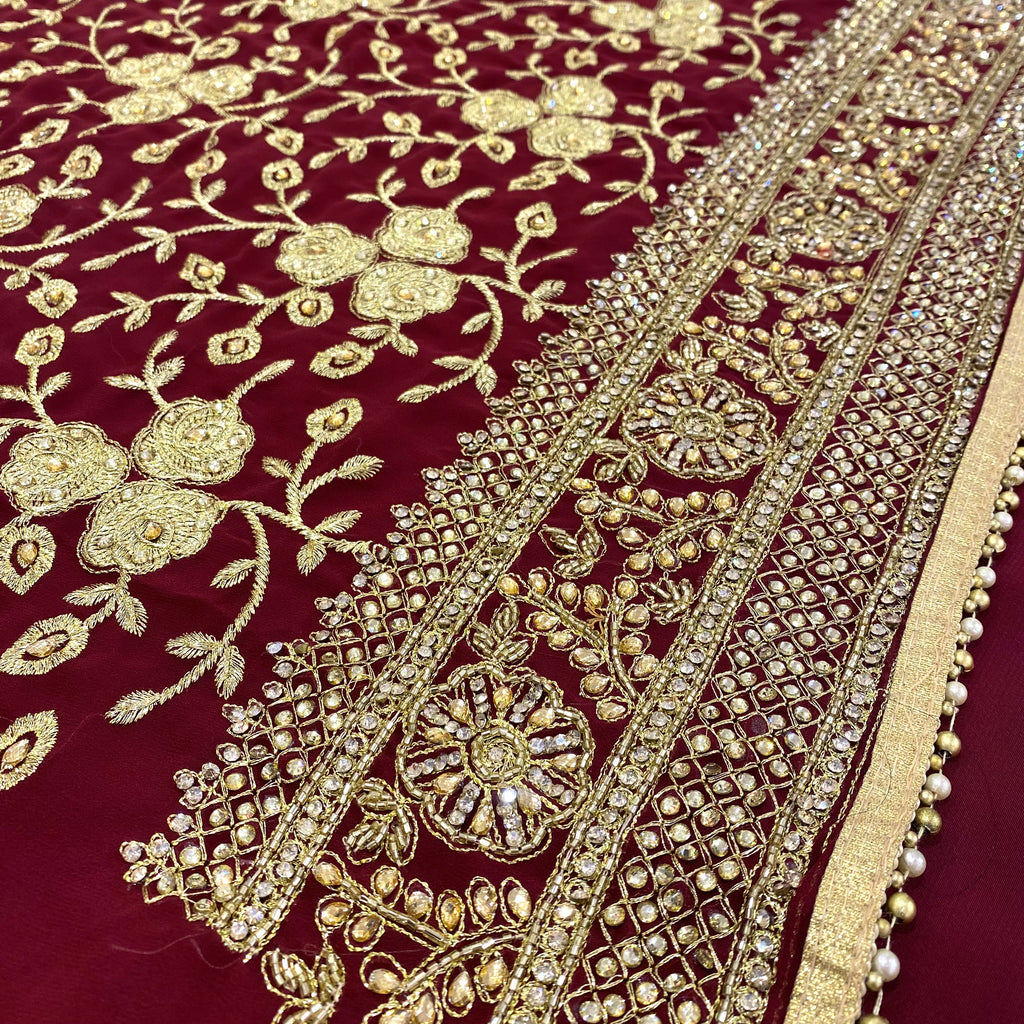 Unstitched Soft Georgette Suit (D68)