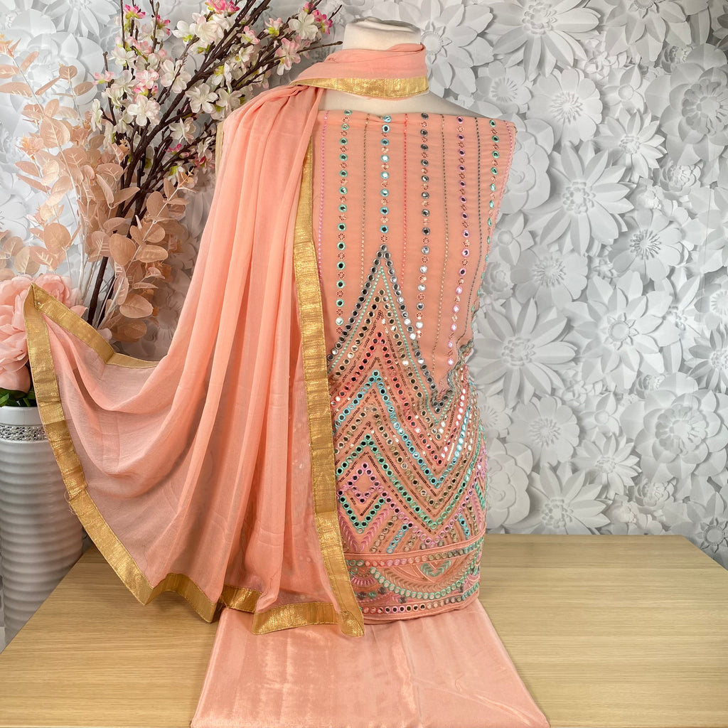 Unstitched Soft Georgette Suit