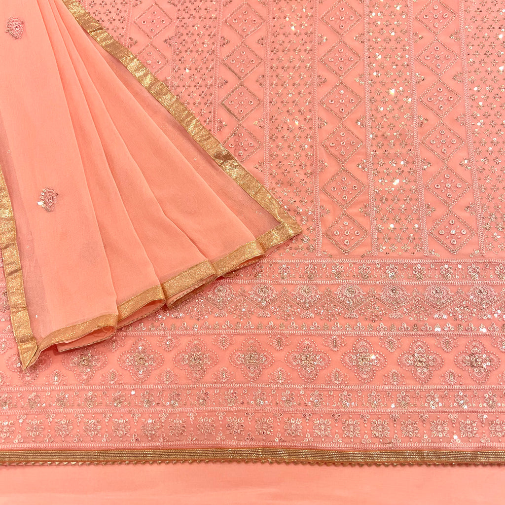 Soft Unstitched Georgette Suit