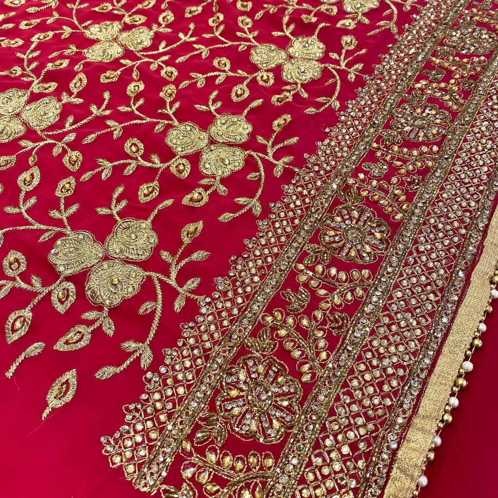 Unstitched Soft Georgette Suit (D68)