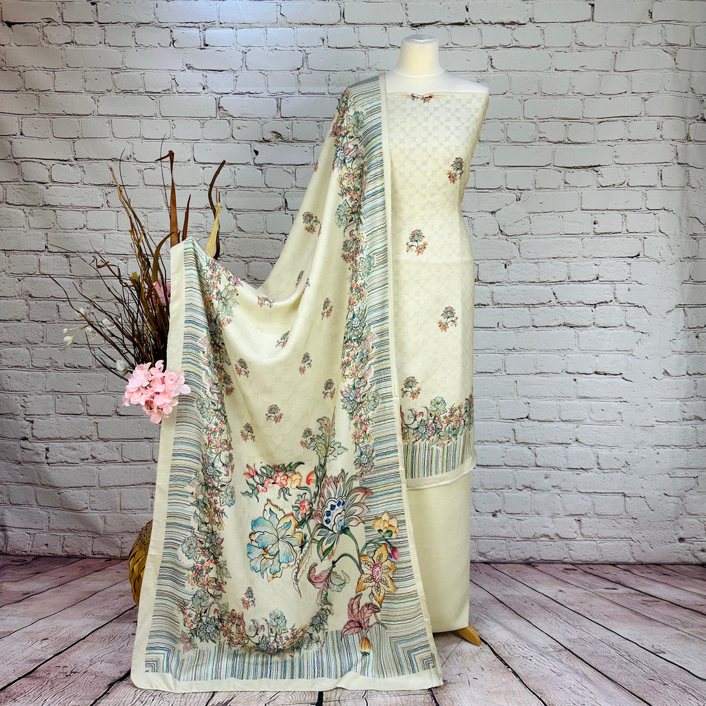 Designer Digital Floral Garam Suit (V1)