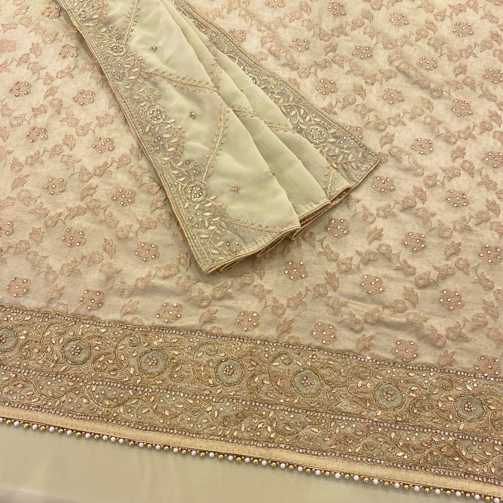 UNSTITCHED SOFT FAUX BENARSI SILK SUIT (D70)
