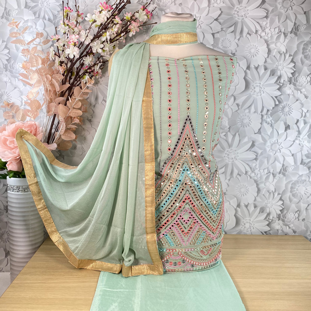 Unstitched Soft Georgette Suit