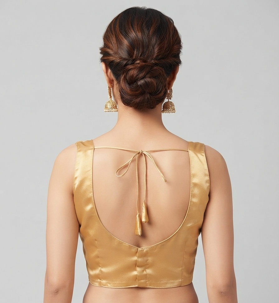 GOLD | SATIN |BLOUSE
