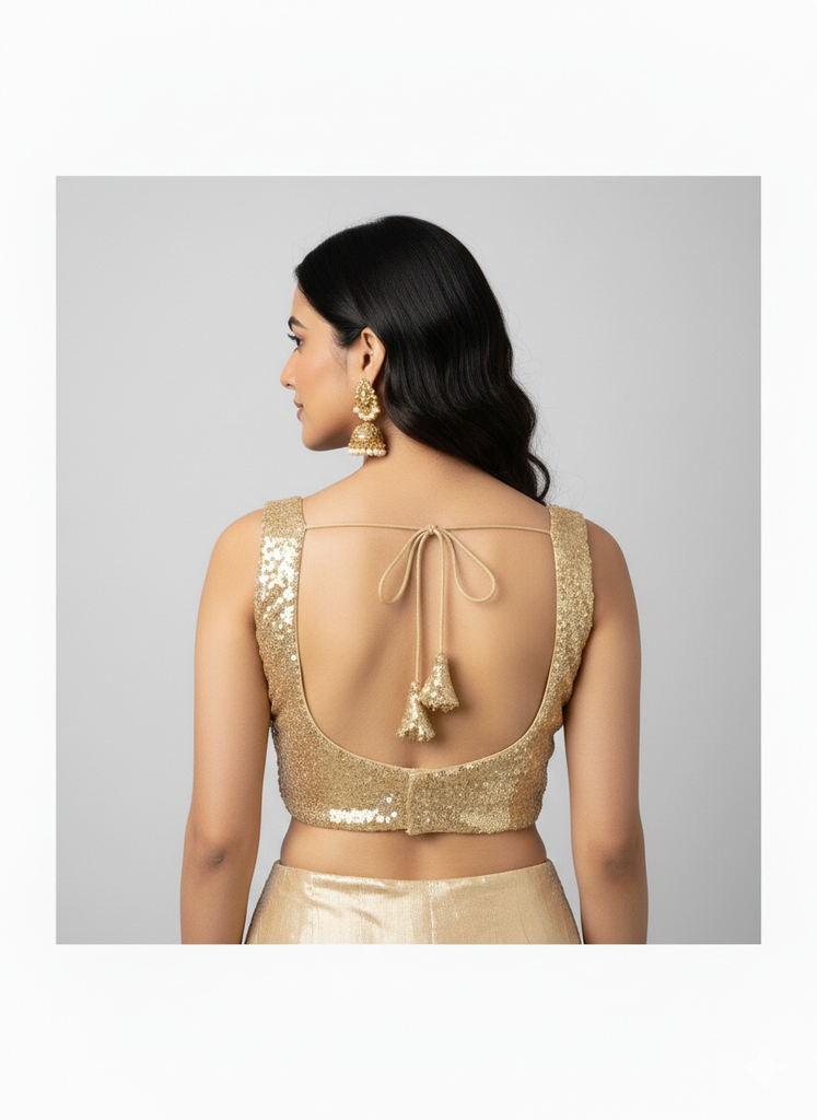 GOLD | SEQUIN BLOUSE