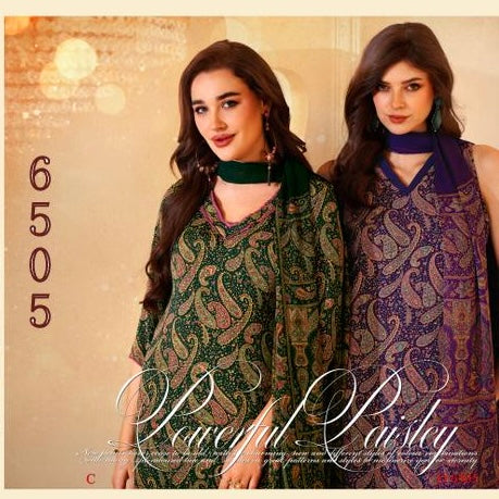 Designer Vaishali Floral Crepe Print Suit