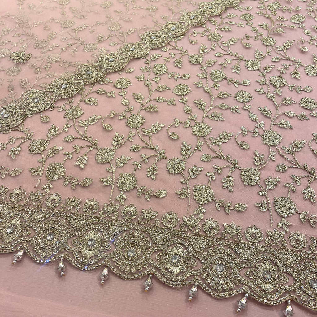 Unstitched Tulle Net Suit (D15)