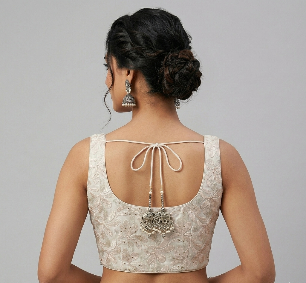 WHITE | NET LACE | BLOUSE