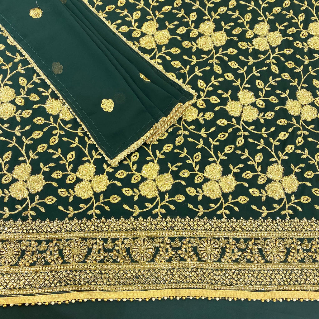 Unstitched Soft Georgette Suit (D68)