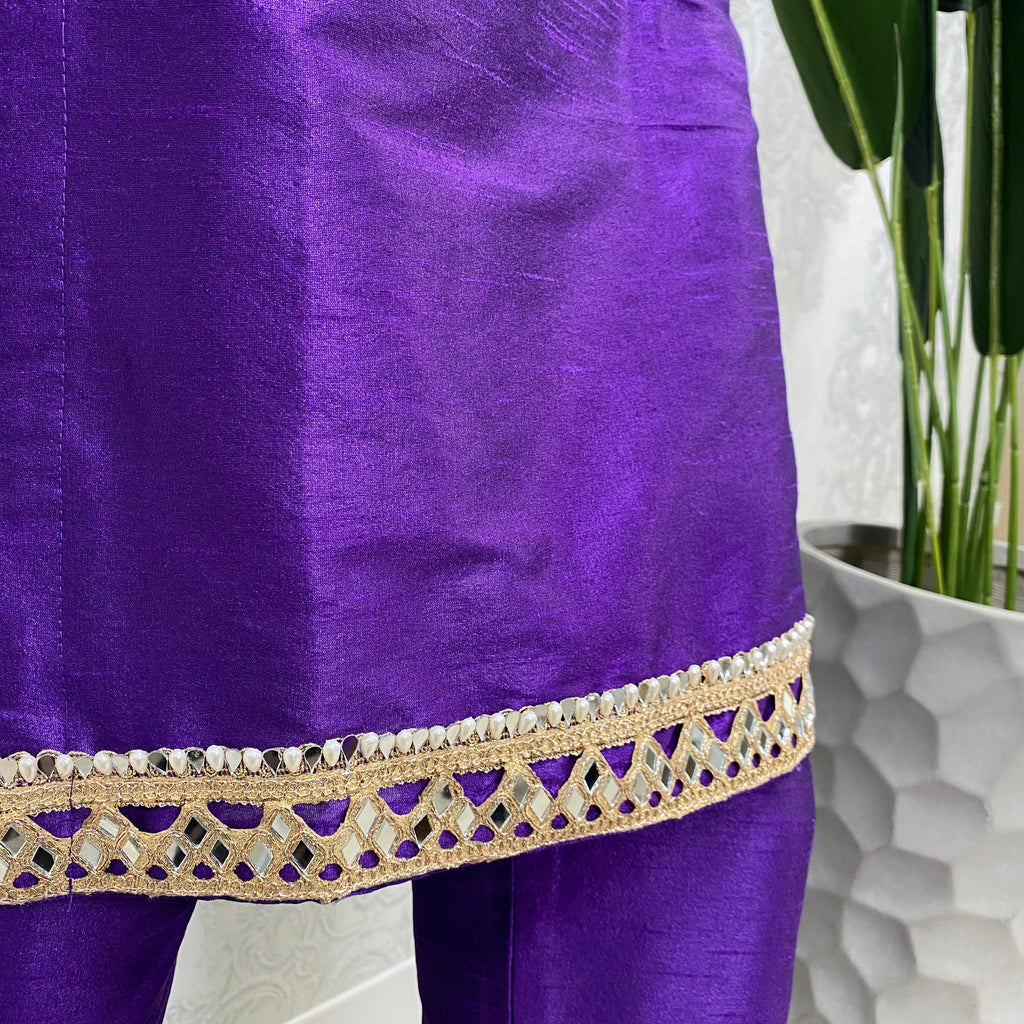 SIGNATURE | Purple Pajami & Trouser Suit