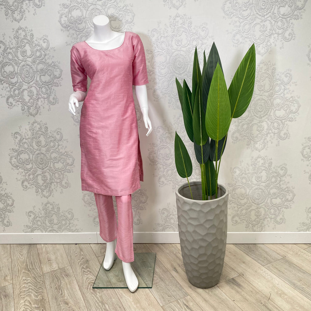 AUTOGRAPH | Pink Plain Pajami & Trouser Suit