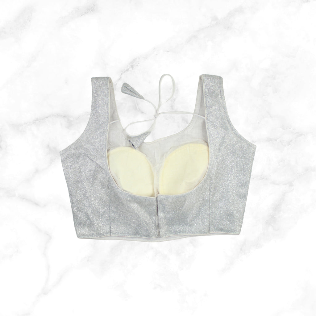 MOONLIGHT | SILVER SHIMMER BLOUSE