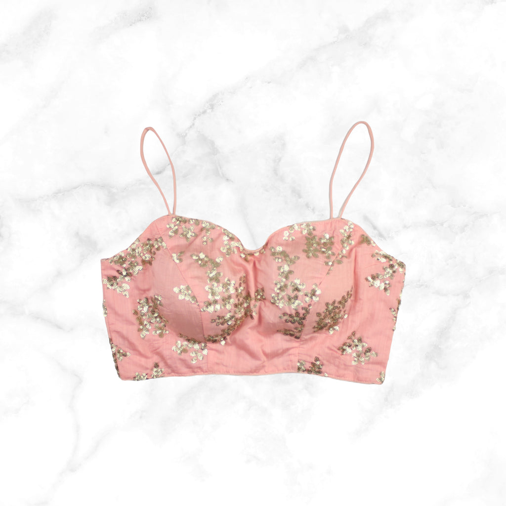 ARIA | PINK SEQUIN BLOUSE