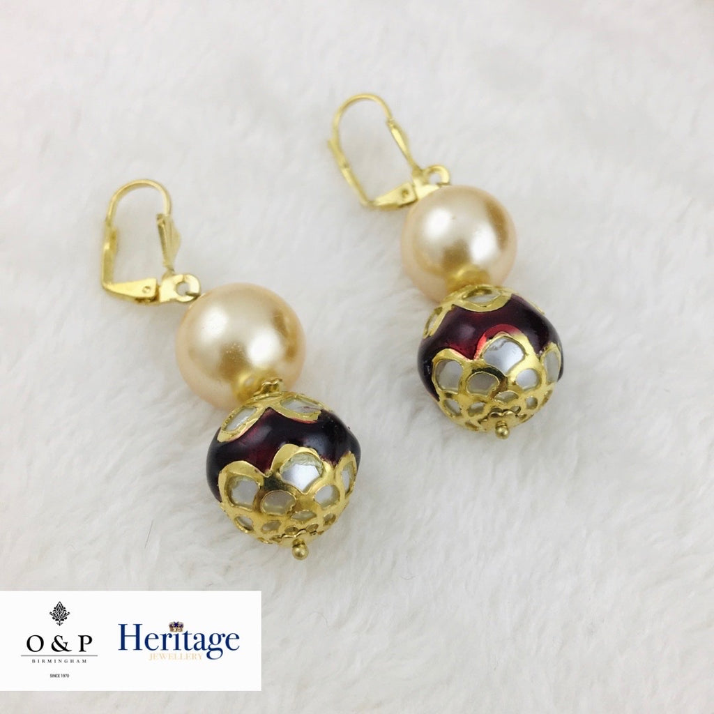 Pearl Beaded Set