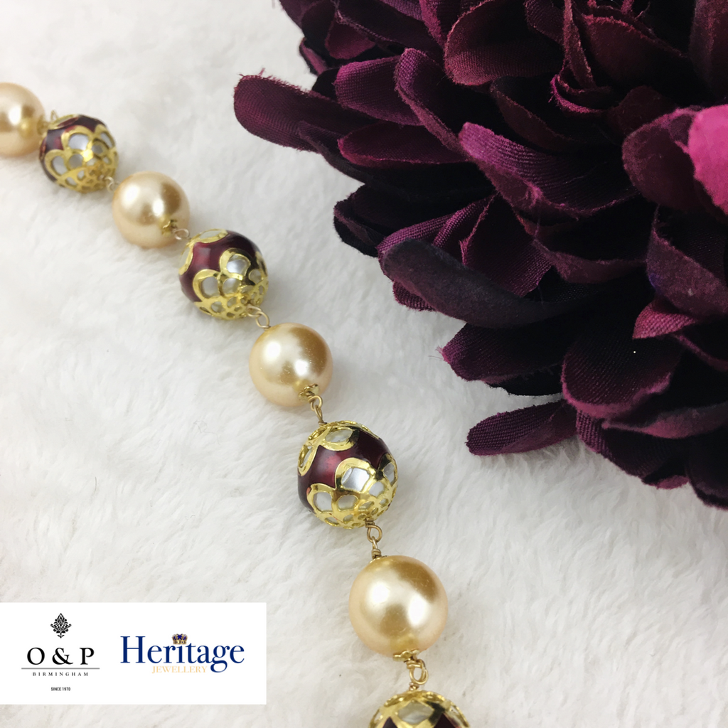 Pearl Beaded Set