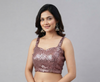 SIENNA | MAUVE SEQUIN BLOUSE