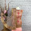 Faux Soft Silk Embroidered Suit (A32)